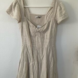 Abercrombie and Fitch Linen Dress with Pockets NWT
